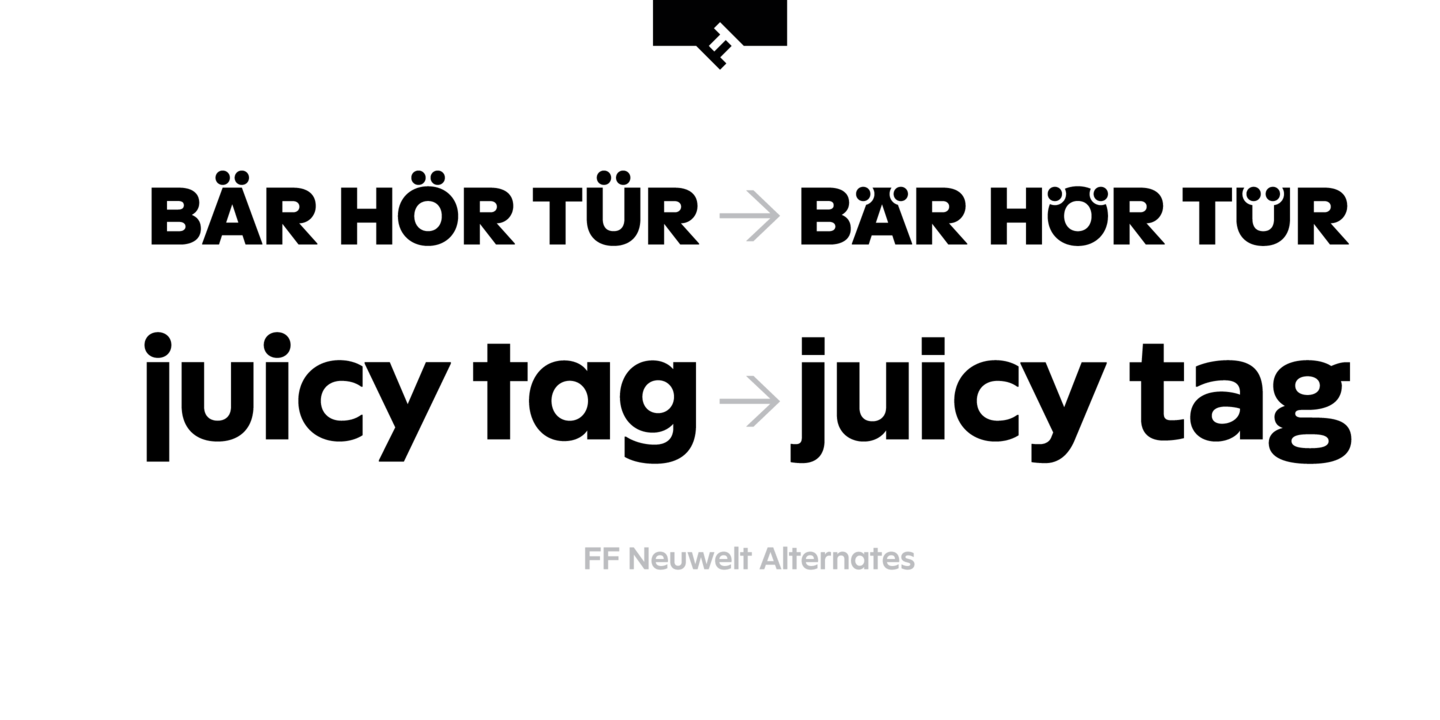 Пример шрифта FF Neuwelt Bold Italic